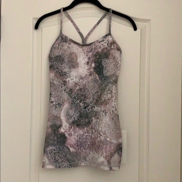 lululemon athletica Tops - NWT Lululemon Power Y Tank, Sugar Crush Multi